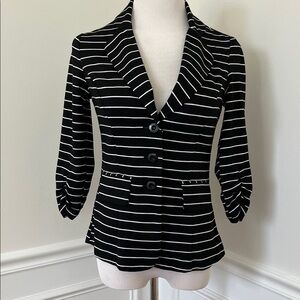 Black & White Striped Blazer, Dress Barn